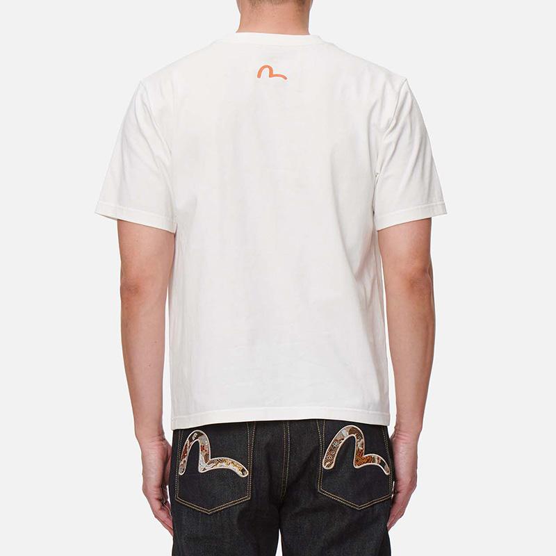 EVISU T-Shirts Men's Crew Neck Moderate Straight Fit 2ESHTM1TS503XX