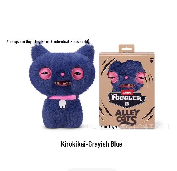 Haibei Toys Мрачный Переулок Милый Монстр Кот-Кролик Плюшевая Кукла - Модная Причудливая Игровая Фигурка