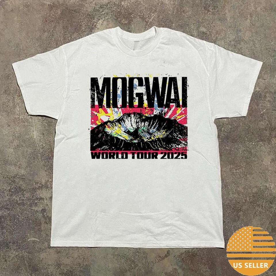 Mogwai Band World Tour 2025 New Hot T Shirt Full Size S-5XL Unisex T-Shirt