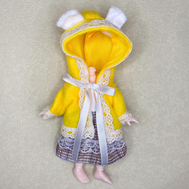 Только одежда, 15 см, мини-кукла, игрушка для девочек, полная одежда принцессы BJD, коллекция платьев, детская кукла, подарок