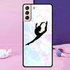 Чехол "Люблю гимнастику" для Samsung Galaxy S23 S22 Ultra S21 S20 FE Note 10 20 Ultra S8 S9 S10 Plus