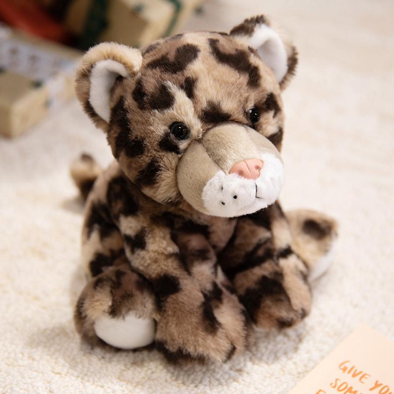 23cm Kawaii Tiger Plush Toy Stuffed Wild Animal Giraffe Doll Pillow Soft Birthday Gift for Boys Girls Kids Home Decor