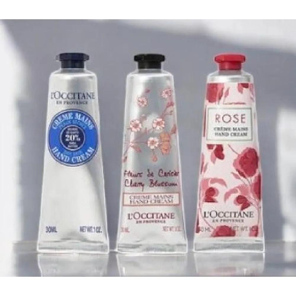 L'OCCITANE Коллекция кремов для рук 30 мл x 6 (Масло Ши 2 Цветок Вишни 2 Роза 2)