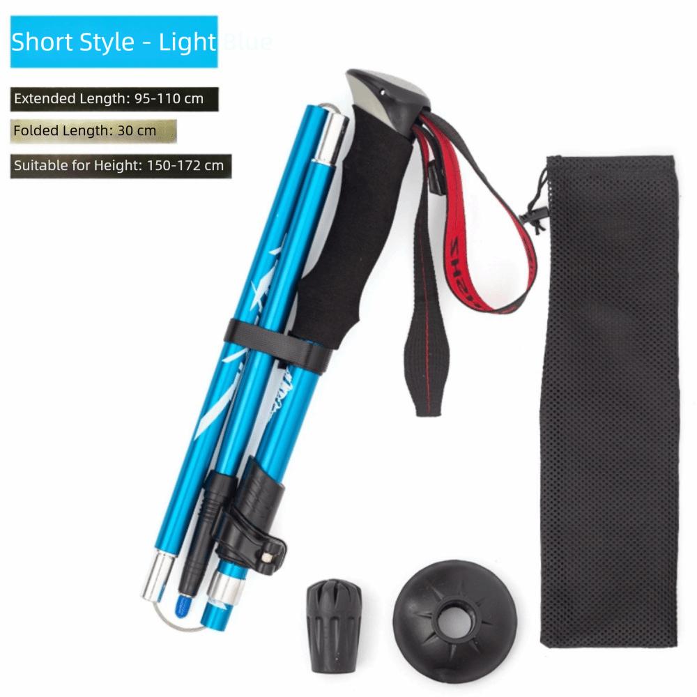 Алюминиевая палка для кросс-кантри, трость для брода из ЭВА, удобная рукоятка, уличные треккинговые палки, альпинизм