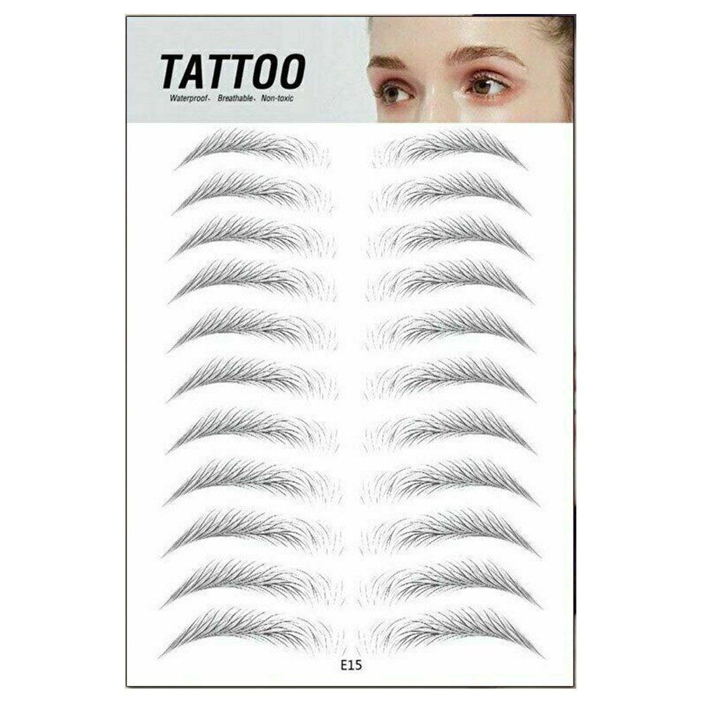 Cosmetics Lasting Waterproof False Eyebrows 4D Hair-like Eyebrow Eyebrow Tattoo Sticker Authentic
