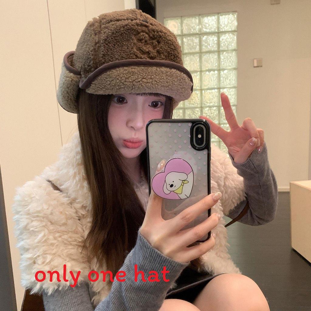 Зимняя пушистая вышитая вельветовая теплая шапка-ушанка для мужчин и женщин, для улицы