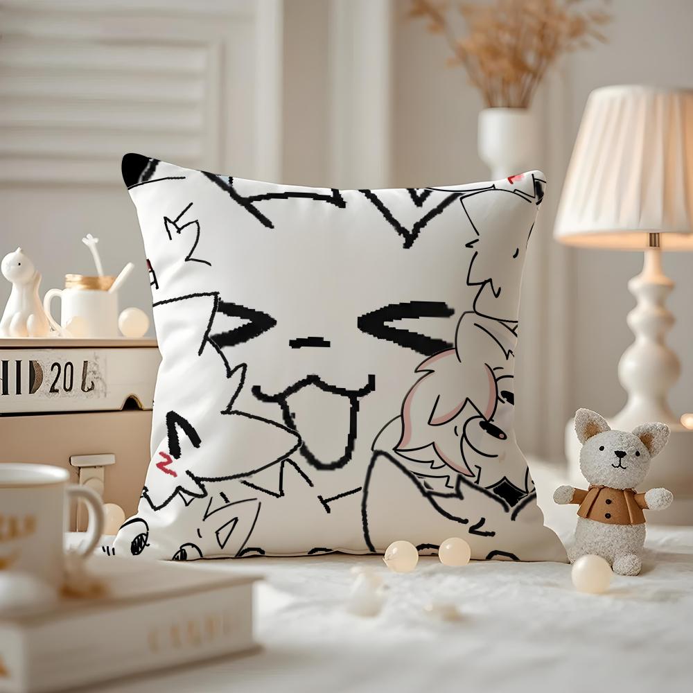 Чехол на подушку с принтом Boykisser Silly Cat, наволочка для подушки на диван в гостиной и декора подушек в спальне