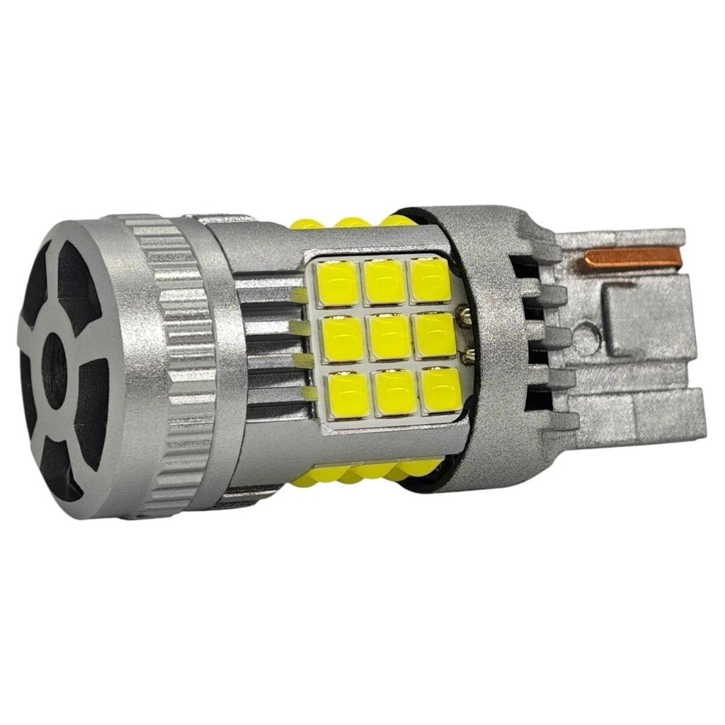 2 Pcs W21W LED 7440 Bulb 12-24V No Error 2200lm White Strong Light