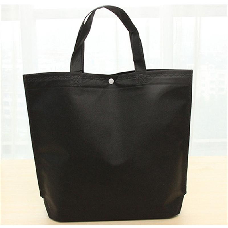 Shopping Bag Non-Woven Spot Buckle Folding Hot Pressing Bag Blank High-Grade Handbag Bag Handbag