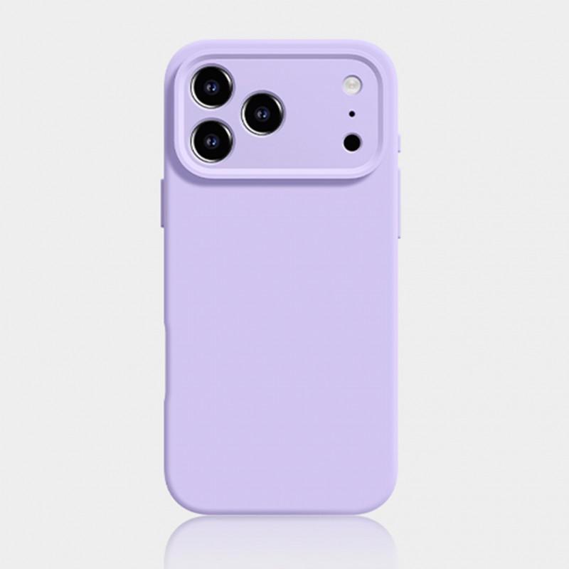 Liquid Silicone Phone Case IPhone 17 Pro Max Full Coverage Lens Protection Minimalist Ins Style Shockproof