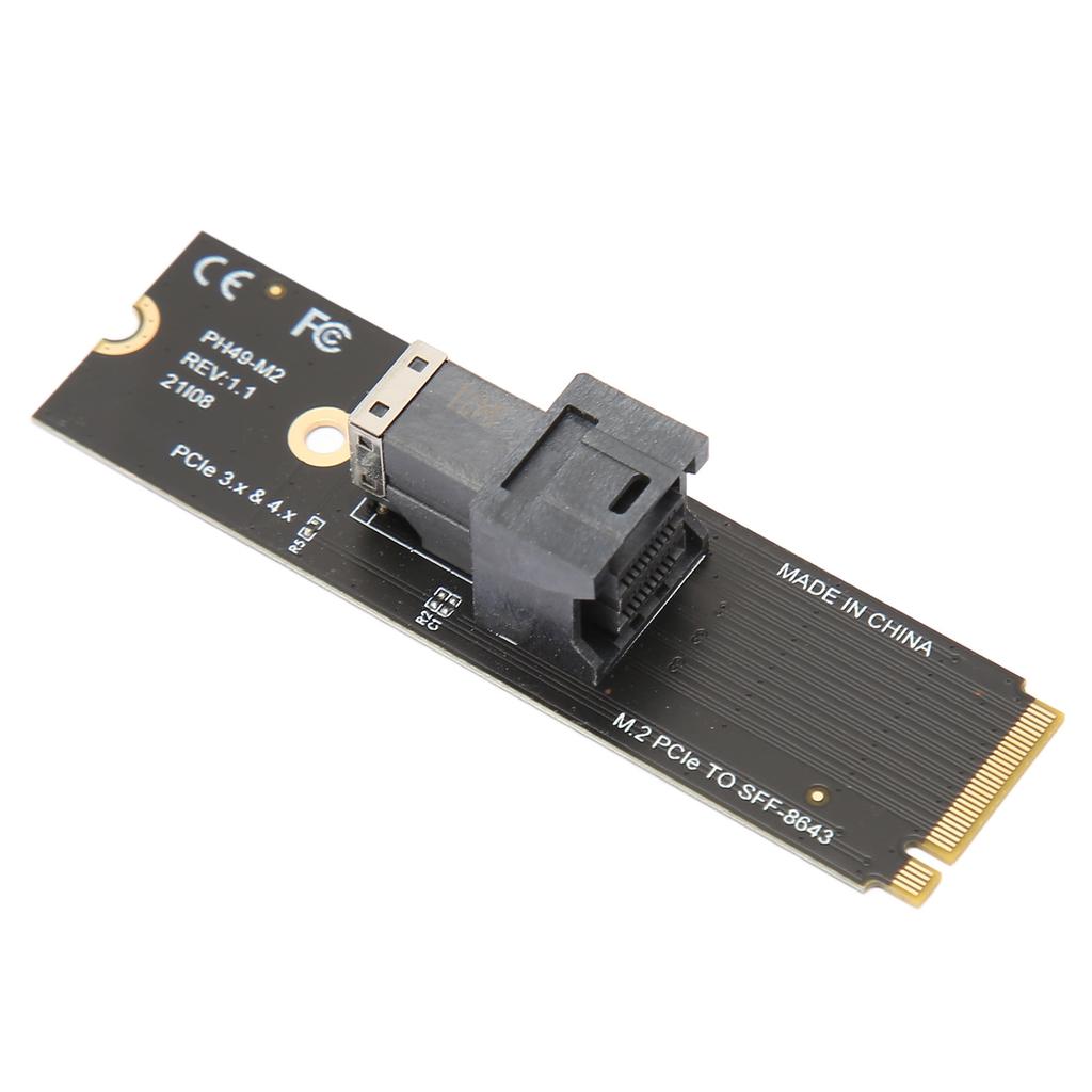 Адаптер M.2 PCIE 4.0 к SFF8643 U.2 Адаптер M.2 NVME к SFF 8643 с кабелем-адаптером SFF8643 к SFF8639