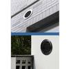 Sturdy Stainless Steel Round Soffit Vent Covers Louvered Grille Portable Accessory for Garage and Apartment Ventilation