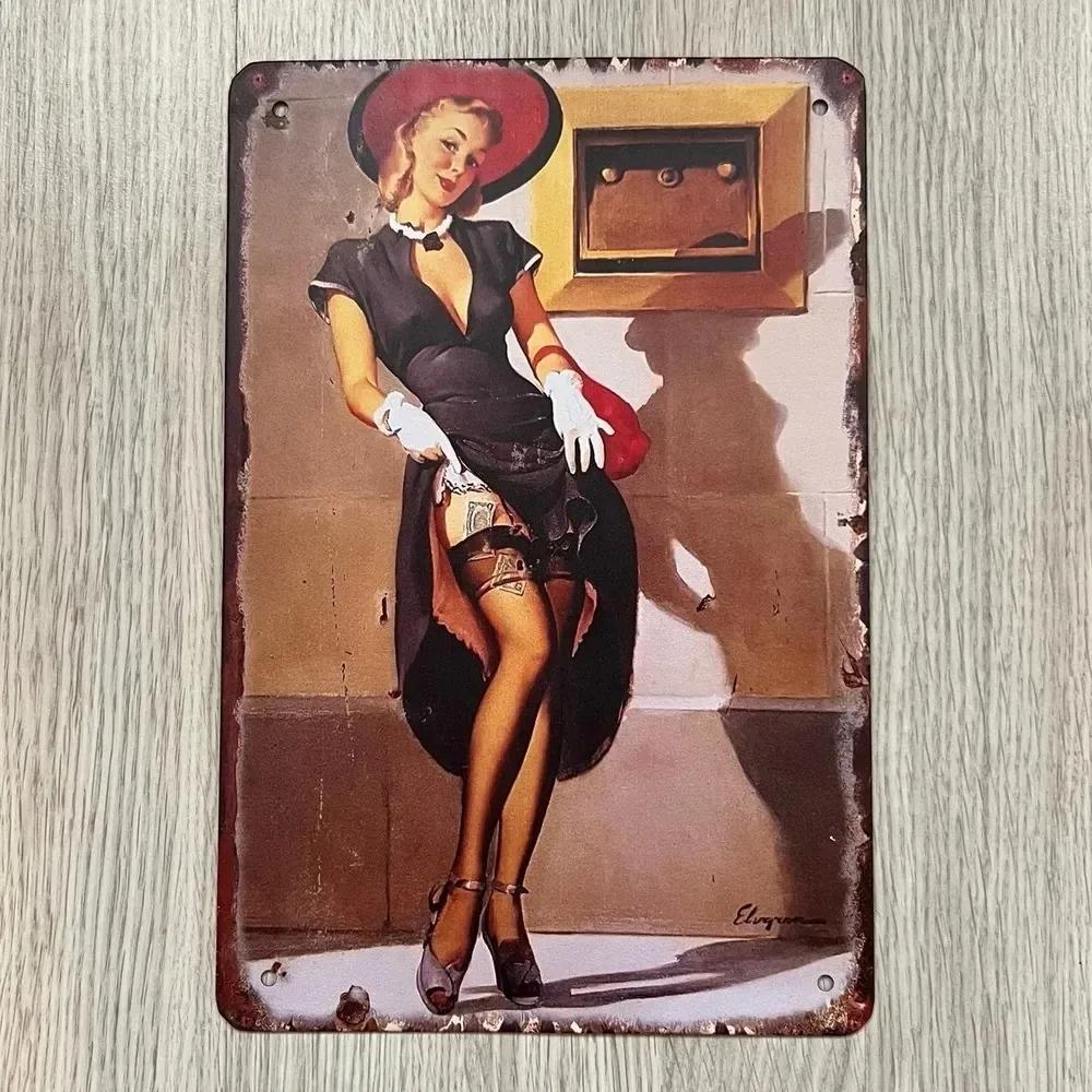 Прочная внутренняя металлическая табличка 20x30 см – Идеально подходит для декора домашнего бара и оформления жилого пространства