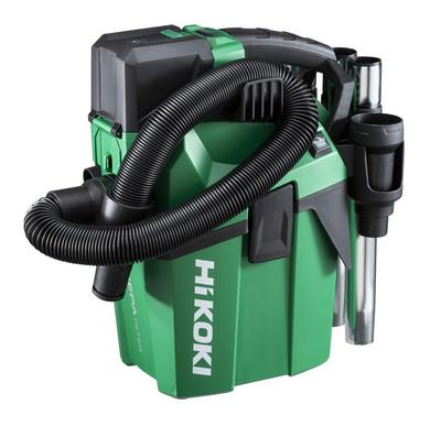 Аккумуляторный пылесборник HiKOKI 18 В RP18DA для влажного и сухого хранения, а также зарядное устройство продаются отдельно. Используйте RP18DA(NN)