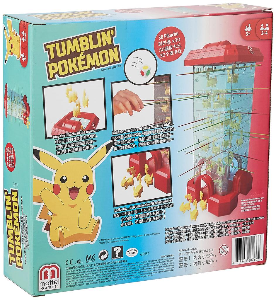 Mattel Игра Тусуемся Покемон [30 Пикачу] [от 5 лет и старше] GPJ51