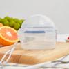 Small Fruit Vegetable Storage Container Microwave Safe Plastic Onion Storage Container with Lid for Onion Tomato Lemon