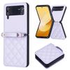 Luxury Diamond Lanyard Leather Case For Samsung Galaxy Z Flip 7 FE 6 5 4 3 5G Flip6 Flip5 Shoulder Strap Crossbody Folding Cover