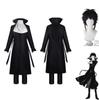 Аниме Bungo Stray Dogs Ryunosuke Akutagawa Косплей Ryuunosuke парик с униформой костюмы на Хэллоуин и Рождество костюмы для вечеринок