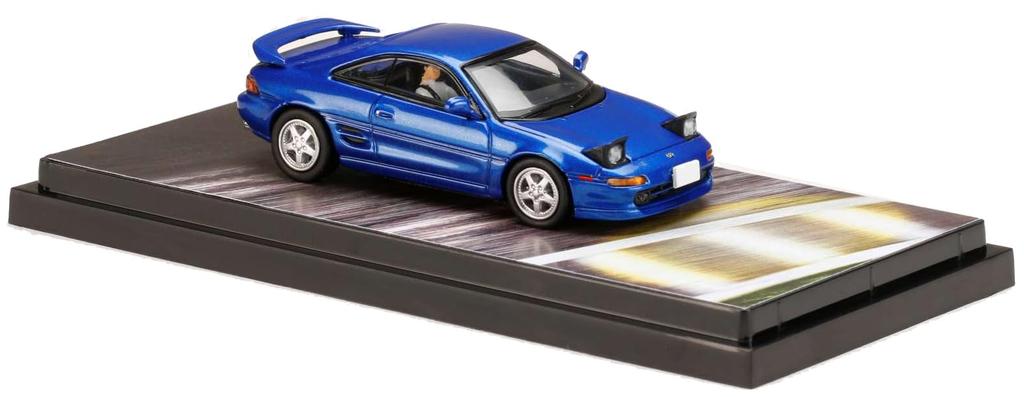 Hobby Japan Scale Toyota MR2 D VS Takumi Kai Kogashira with Driver Figure HJ643045D 1/64 (SW20) G-Limited/Initial Fujiwara, (Finished Model)