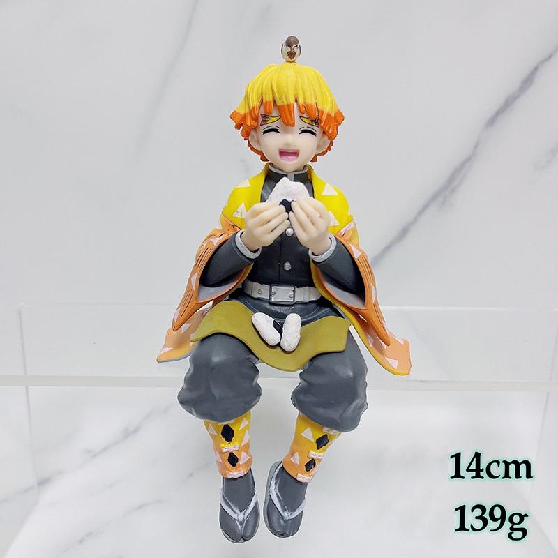 14 см аниме-фигурка Demon Slayer Kimetsu no Yaiba, фигурка Nezuko/Tanjirou/Zenitsu/Inosuke/Sinobu/Miritsu, фигурка куклы, игрушки