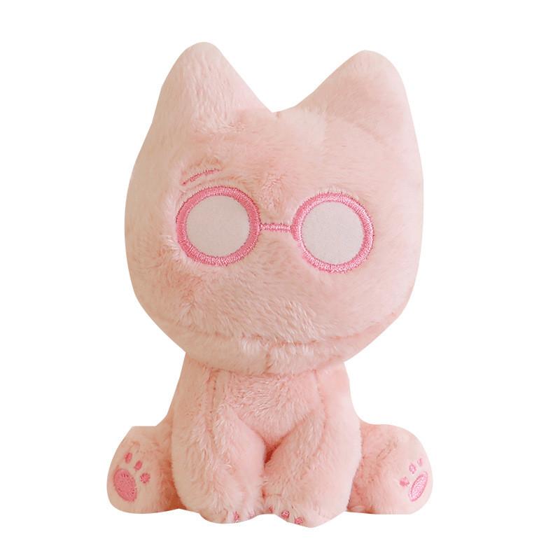 Cement Cat Plush Toy Cartoon Animal Stuffed Doll Bedroom Decoration Gift 13cm