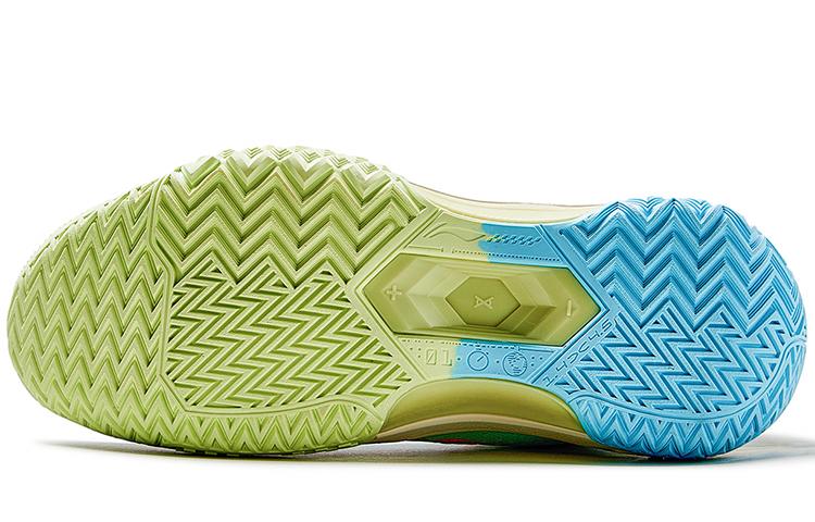 Li Ning Баскетбольные кроссовки Jie Ao Мужские Средняя высота Экрю ABFT035-2