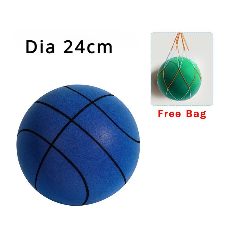 18/21/24 см детский прыгающий немой баскетбольный мяч, сжимаемый немой прыгающий баскетбольный мяч для дома, бесшумный мяч из пенопласта, баскетбольный мяч, прыгающий футбол