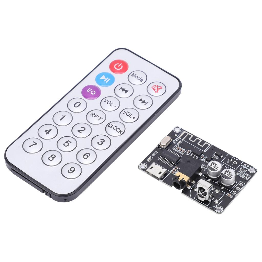 Bluetooth Audio Receiver Board Stereo Power Amplifier Module with Remote Control XYWRBT