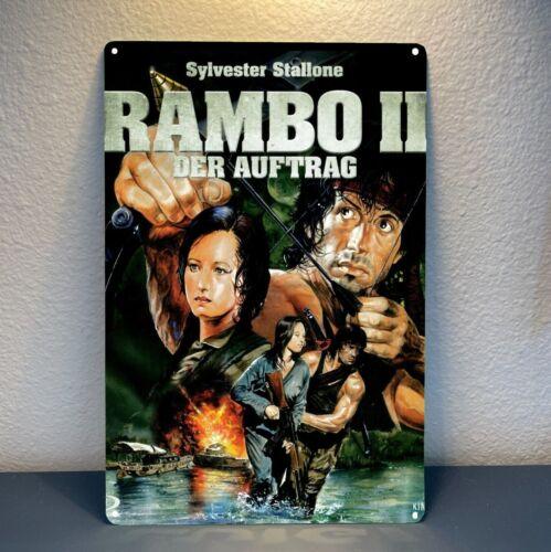 2 Blood Movie Metal Poster Tin Sign Sylvester 20x30cm Plate-aluminum