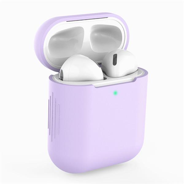 Силиконовый защитный чехол для наушников Airpods, универсальный чехол с защитой от падения 1, 2 поколения
