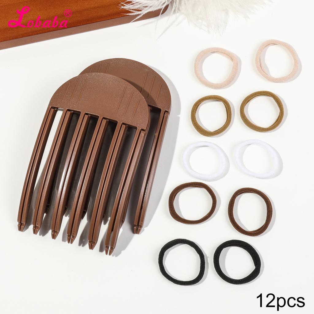 Высокий Краниальный Верх Аксессуары Ветер Пластиковая Расческа Корни Волос Натуральный Пушистый Ленивые Люди Без Следов Зажим для Волос Аксессуары для Укладки Волос