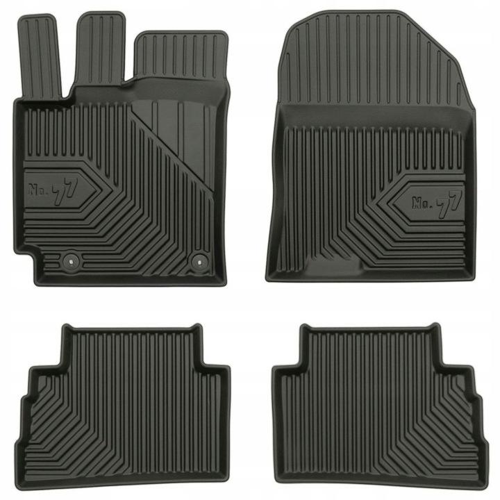 Rubber Mats Hyundai Kona 1 2017-2023 Trough 77