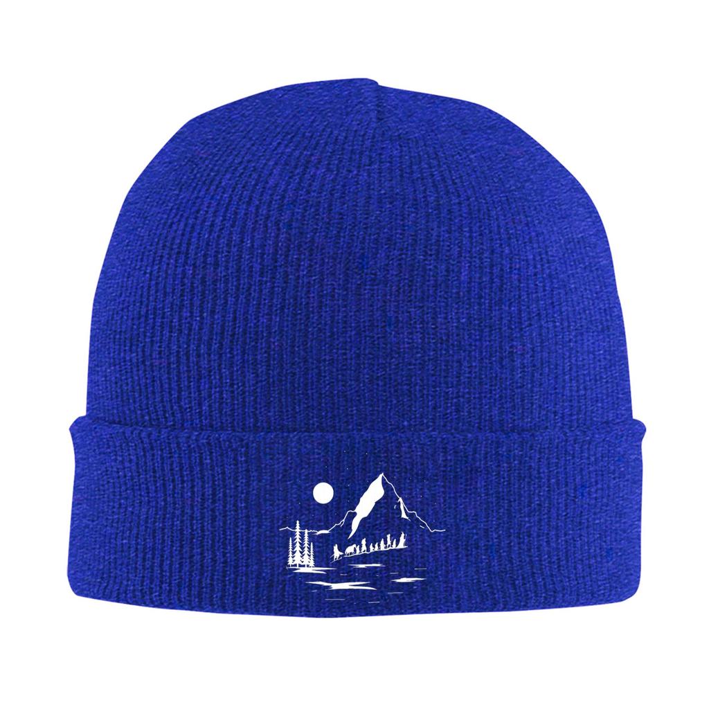 LLord of The Rings Beanie Hats Bonnet Hats Female Male Street Gym Knitted Hat Winter Graphic Head Wrap Caps