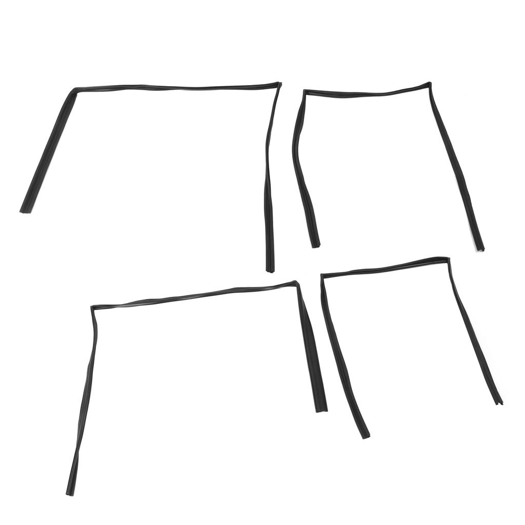 Уплотнитель молдинга окна 68152‑60011 Резиновые уплотнительные полосы молдинга дверного пояса Замена для Toyota Land Cruiser FZJ80 FJ80