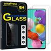 Protective Film - VCOMP - Samsung Galaxy A51 - Tempered Glass - Pack of 2 - Scratch-resistant