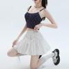 Юбка-фонарь трапециевидной формы с эластичной резинкой на талии для женщин, летние милые бандажные шорты с бантом, повседневная однотонная модная одежда Y2k