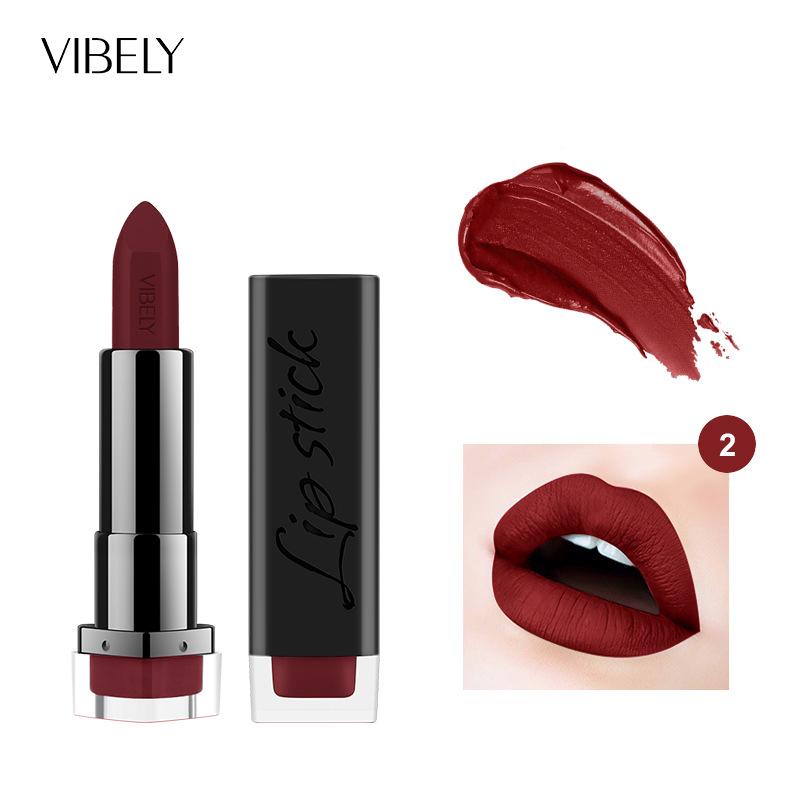 Губная помада VIBELY с антипригарным покрытием Matte 29 Nude Earth Eating Lipstick Губная помада