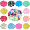 Jewelry Accessories Multicolor Candy Color Fashion Handmade Material Rose Flower Beads Beads for Crafted Loose Beads 20Pcs DIY Beads