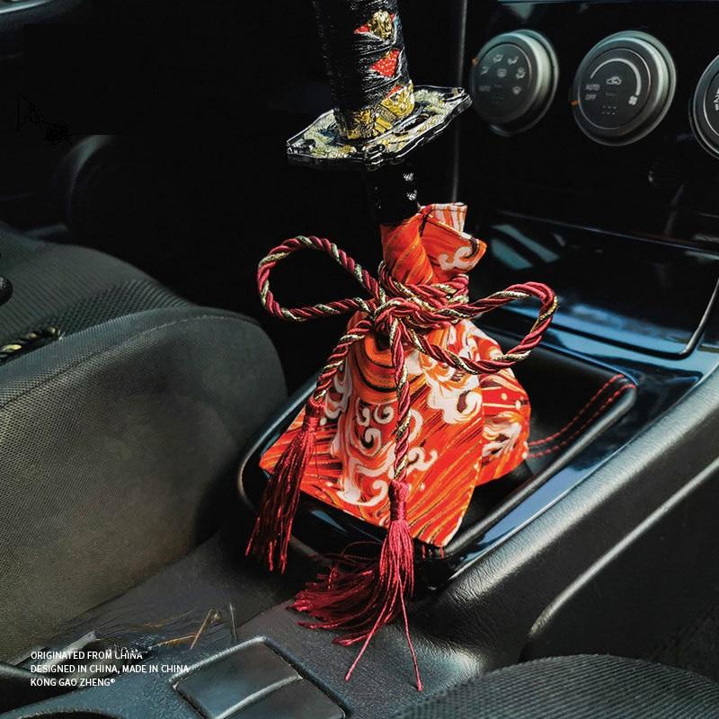 Gearbox Gear Decoration Parts In-car Accessories Universal Shift Lever Knob Boot Cover Racing Shift Knob Collars