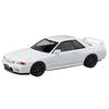 Aoshima Bunka Kyozai (AOSHIMA) 1/32 The Snap Kit Series Nissan R32 Skyline GT-R Custom Wheels (Crystal White) Pre-Colored Plastic Model Kit No. 14-SP2