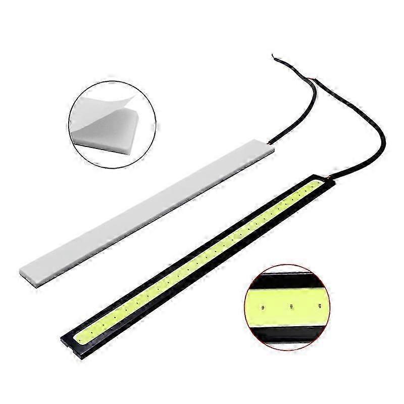 2X 17CM Led car light Bar Vehicle Headcar light Decoration Lamp Motorcycle Tail Strip 12V DRL Auto Daytime Running car light White Color