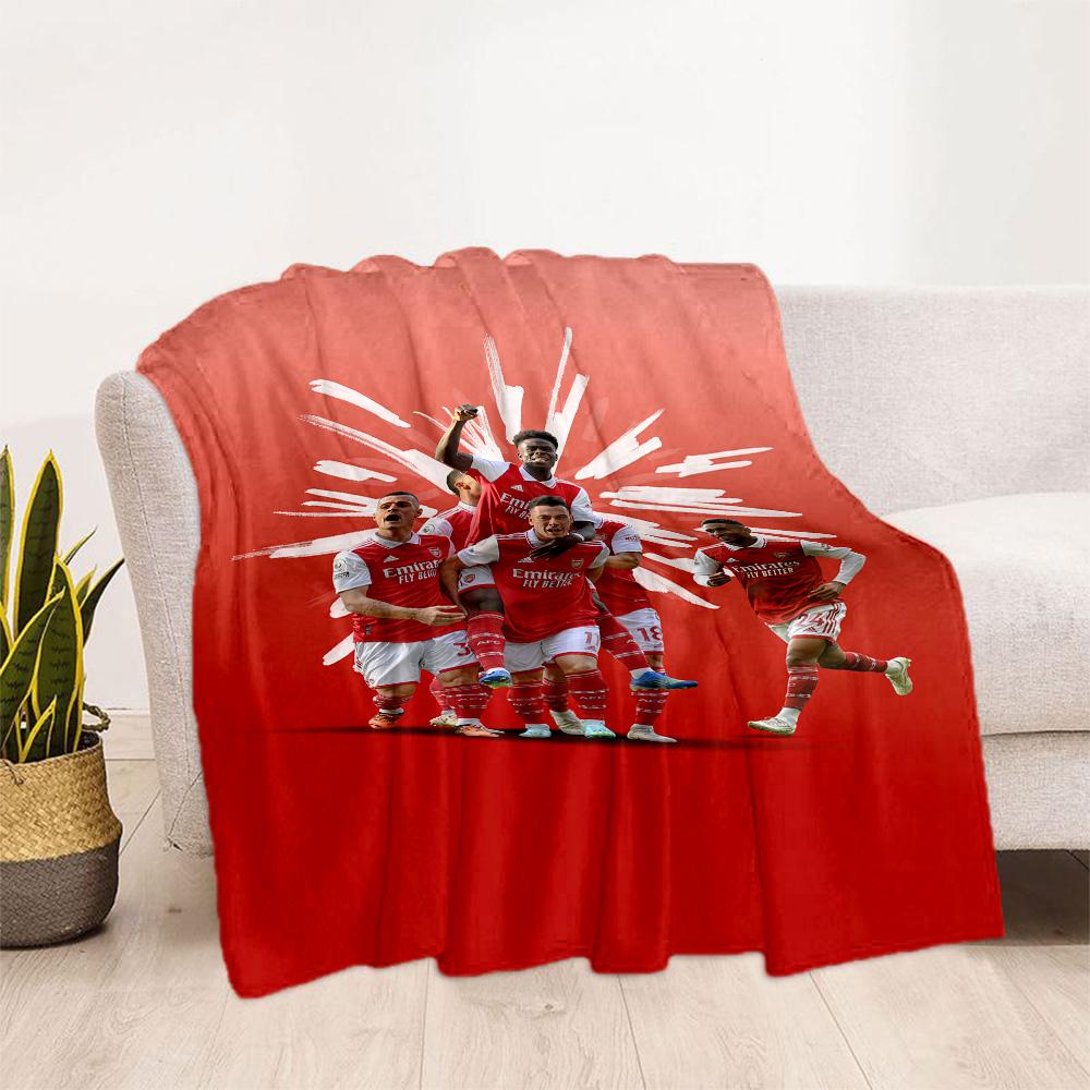 Arsenal Blanket Soft & Cozy Great for Office Chair Seaside Four Seasons Universal Stylish Decor Best Holiday Gift for Friends Family