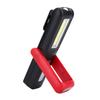 Portable USB Rechargeable LED COB Working Lamp Light Outdoor Magnet Hook Flashlight(Red)