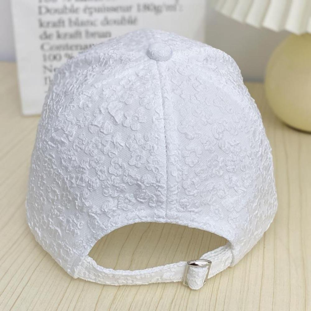 Mesh Baseball Cap Lace Sunscreen Hat New Duck Tongue Hat Spring and Summer