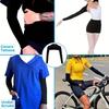 Ice Silk UV Protection Arm Sleeves Unisex Cooling Sports Arm Cover for Cycling Outdoor Activities with Sun Protection