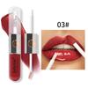 JULYSTAR Waterproof Lipstick Double Headed Lip Glaze Lasting No Fading Mirror Lip Gloss Female Cosmetic Lip Makeup Daily Makeup