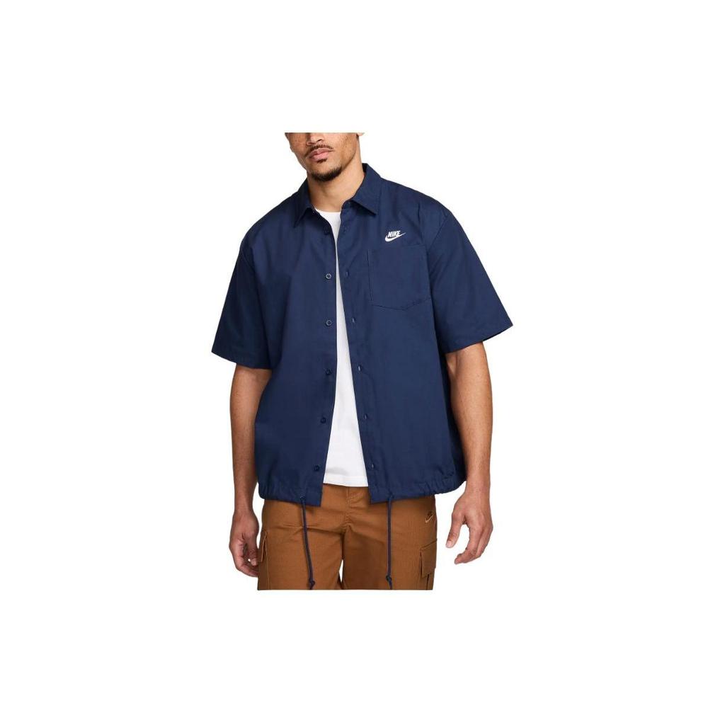 Nike Club Men's Short-Sleeve Oxford Button-Up Shirt FN3902-410