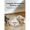 ROJECO Automatic Cat Toy 3 in 1 Electric Butterfly Teasing Toy Track Balls Ambush Feather Interactive Fun Pet Toy Set Cat Supply