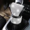Кристальное покрытие ручки переключения передач Автомобильные аксессуары Bling, Универсальный защитный чехол на ручку переключения передач автомобиля от царапин с крышками из страз, Декор автомобиля