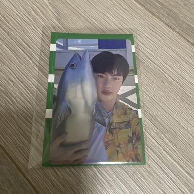 [Б/У] BTS Джин Счастливая бонусная фотокарточка Weverse Чамчи